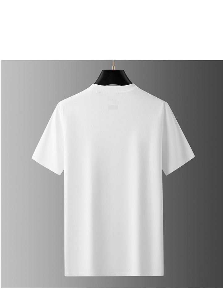 Jeep Men's  Short Sleeved T-shirt Round Neck Pullover Sweatshirt Casual Top  - Image 2
