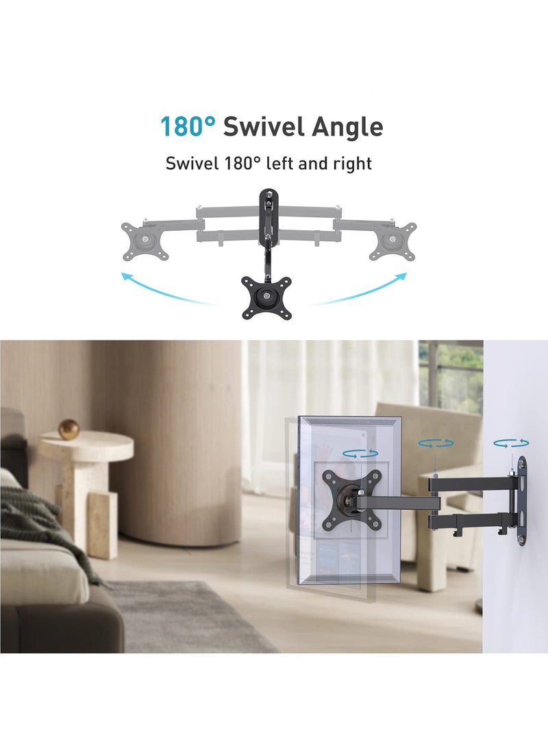 XiuWoo - Mount for Echo Show 15, Rotation Tilt Swivel and Extendable, Wall Mounting Bracket for Echo 15 and 15-30inch - Image 1