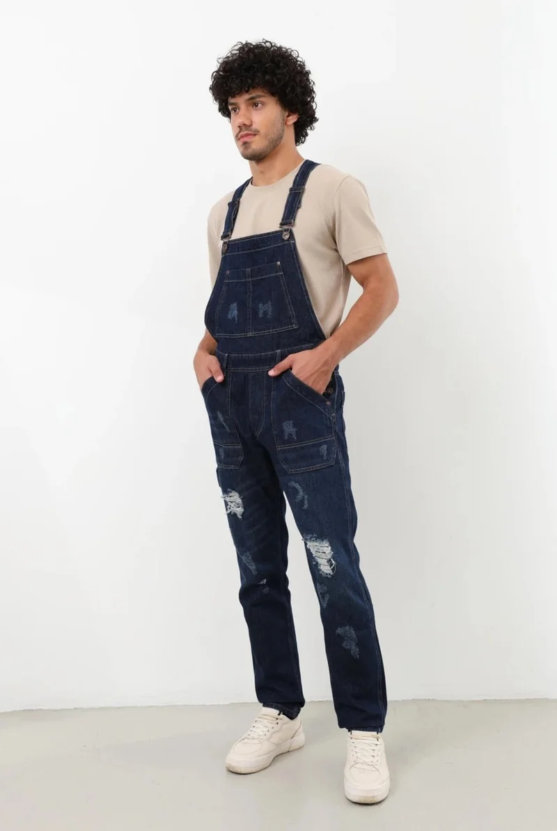 باني جينز Men's Jean Overalls Pants Rins