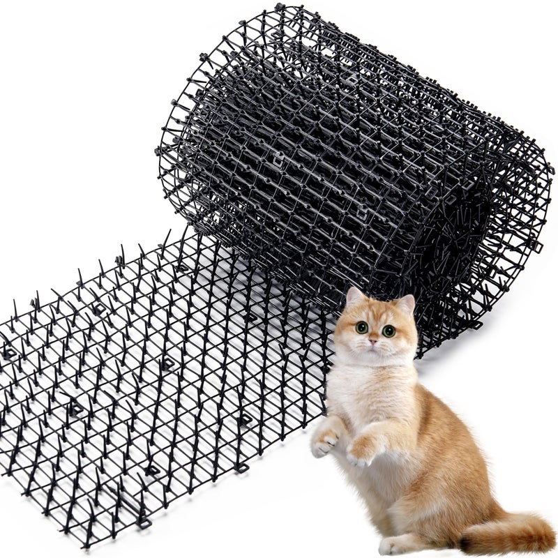 Toopify Toopify 6.5ft Scat Mat for Cats, Cat Scat Mat with Spikes Outdoor, Cat Spikes for Outside, Cat Deterrent Mat  - Image 1