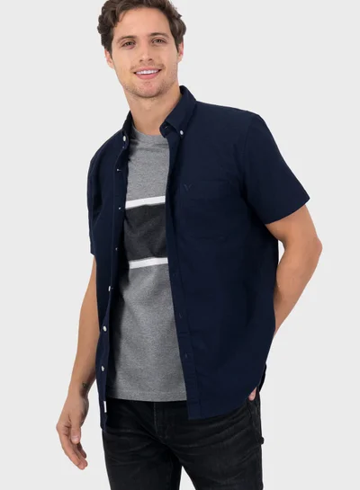 American Eagle Button Down Regular Fit Shirt