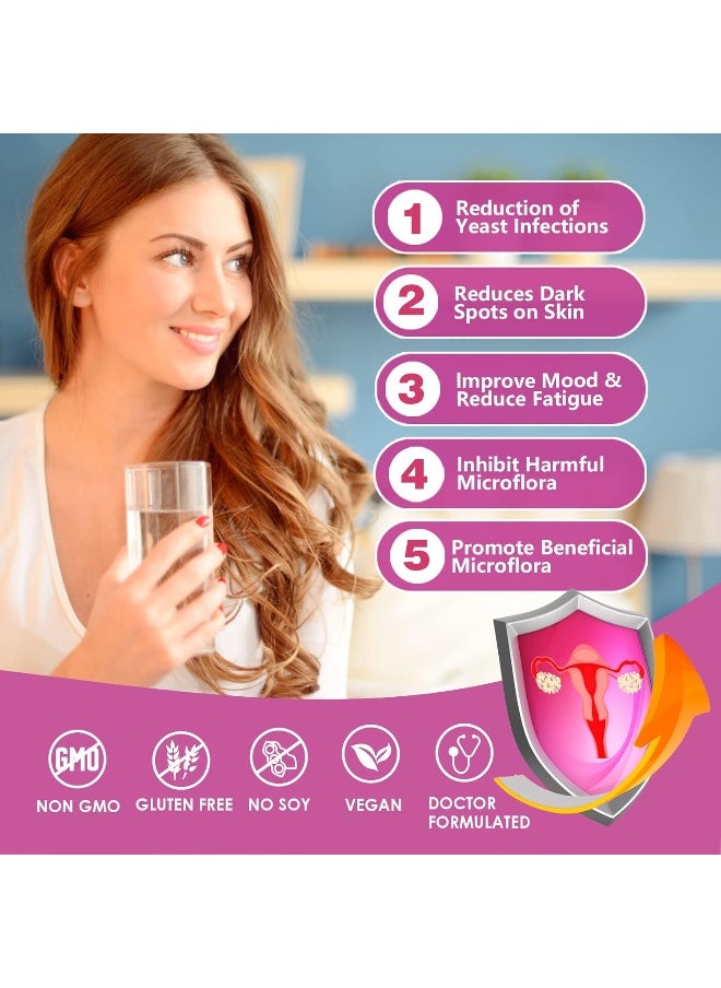 OMOGS - OMOGS Women's Probiotic, 120-Billion-CFUs, 18 Strains, with 3 Prebiotics and Cranberry Extract - Image 1