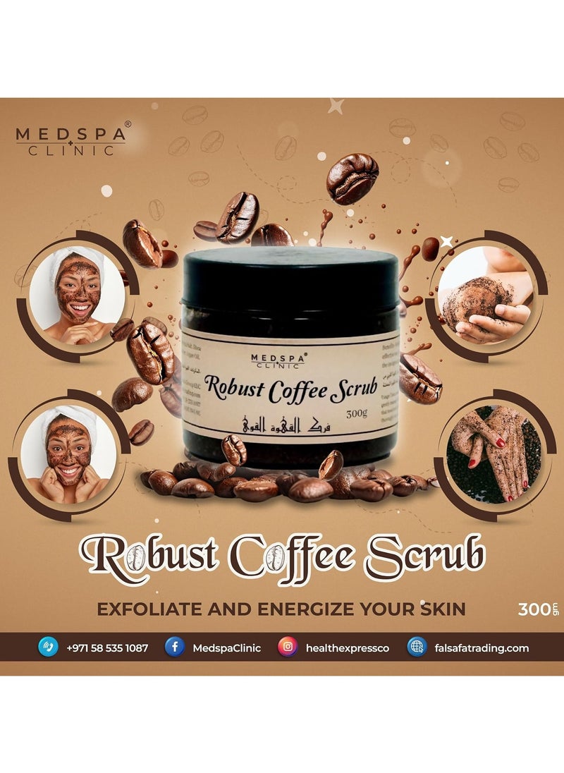 MEDSPACLINIC Robust Coffee Body Scrub 300g  - Image 4