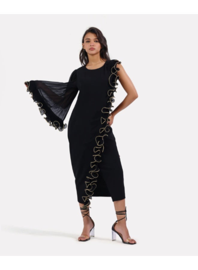 Obaha Gold thread dress - M - Image 2