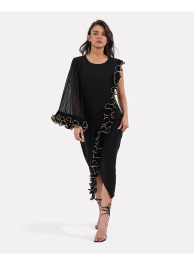 Obaha Gold thread dress - M - Image 1