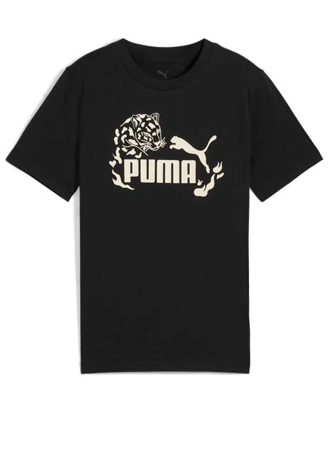 PUMA Youth Flaming Love Graphic T-Shirt