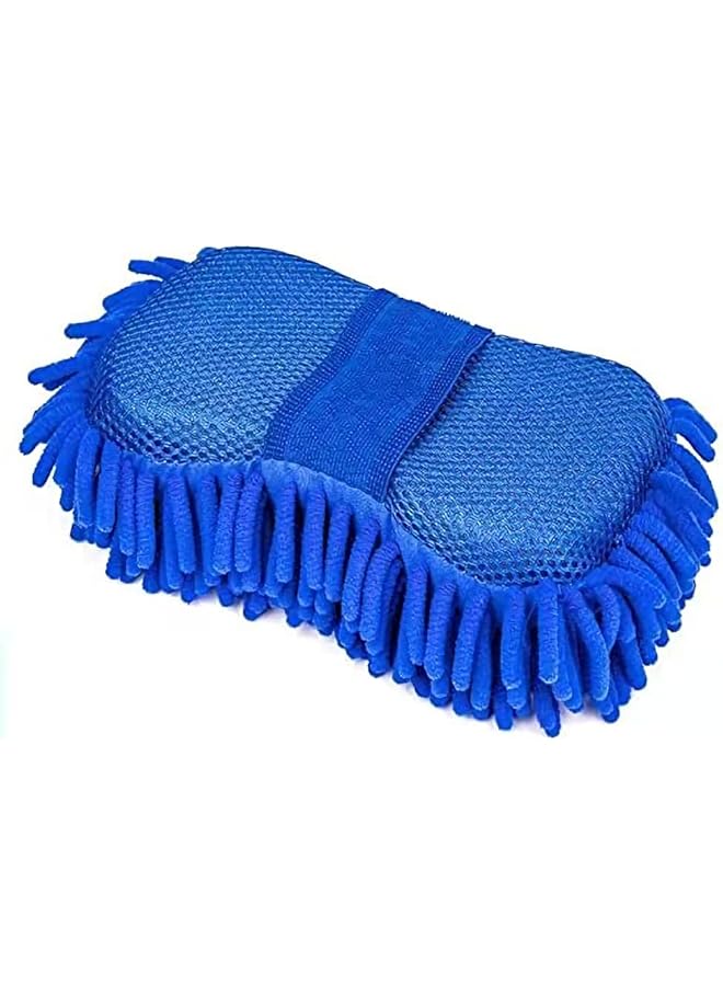 KASTWAVE Car Wash Cleaning Supplies 3-Piece Set Premium Chenille Microfiber Washing Sponge-Washing Gloves-Washing Towel-No Lint Scratches-Super Soft Cleaning Gloves With Handbag Gloves - Image 4