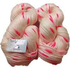 RCB GANGA Flite Joy Knitting Yarn Wool Cream 400 gm Woolen Crochet Yarn Thread Best Used with Knitting Needles Crochet Needles Vardhman Wool Yarn for Knitting Best Woolen Thread