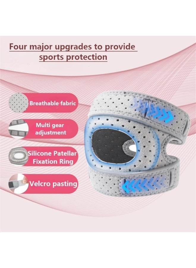 COYO Knee Brace for Women Men Adjustable Knee Support with Side Stabilizers Patella Knee Brace with Patella Gel Pads for Meniscus Tear Knee Pain Arthritis Pain Injury Recoverys Running Workout - Image 2