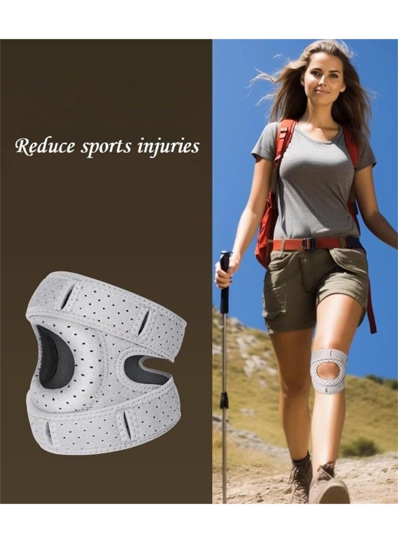 COYO Knee Brace for Women Men Adjustable Knee Support with Side Stabilizers Patella Knee Brace with Patella Gel Pads for Meniscus Tear Knee Pain Arthritis Pain Injury Recoverys Running Workout - Image 4