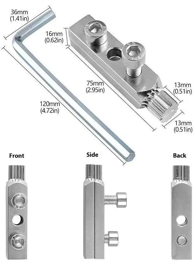 GMORO Stripped Screw Extractor Set For Damaged Screw Remover And Extractor Easy Out Bolt Extractor Kit Broken Allen Screw Removal Tool broken water pipe extractor - Image 4