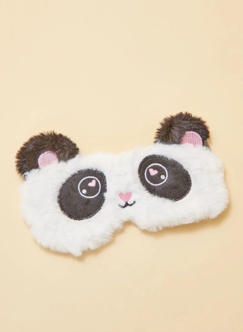 Pink Cactus Panda Eye Mask