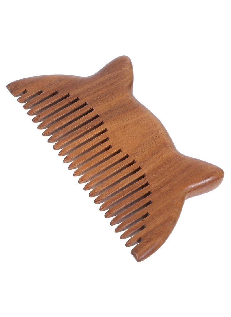 Beaupretty - Handmade Sandalwood Comb static Hairdressing Comb Women Skin friendly Massage Comb Home Travel Natural Material - Image 1