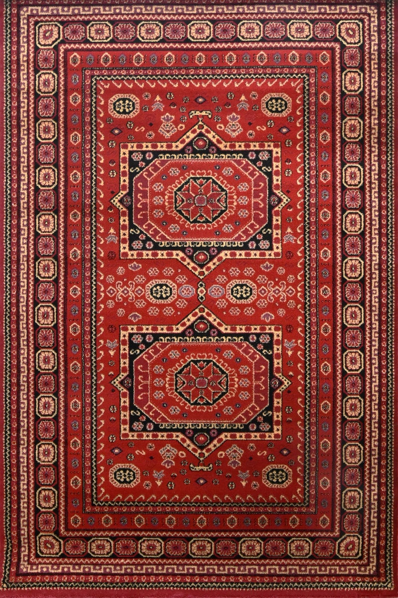 Alkaffary Carpet Taima Modern pattern with timeless elegance Size 3.00x4.00 , Color Red Black - Image 1