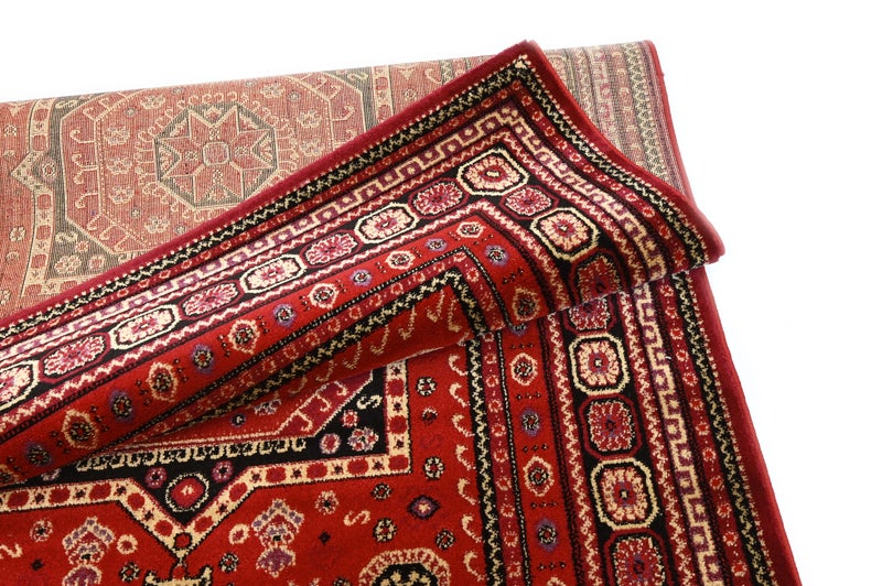 Alkaffary Carpet Taima Modern pattern with timeless elegance Size 3.00x4.00 , Color Red Black - Image 3