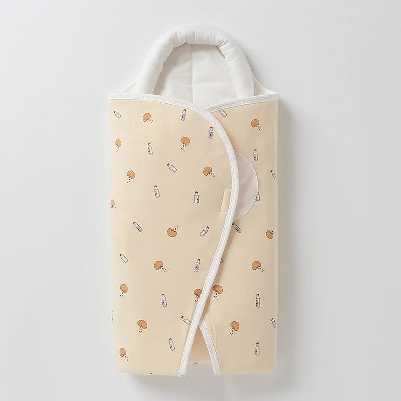 Y&D Newborn Swaddle Blanket Sleeping Bag - Soft Warm Winter Pure Cotton Swaddlers for Infants & Babies - Image 1