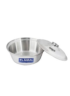 ELAMAL Elamal Aluminum Pots Set Conical Consisting of 8 Pots Egyptian Industry Size 16/18/20/22/24/26/28/30 cm  - Image 3