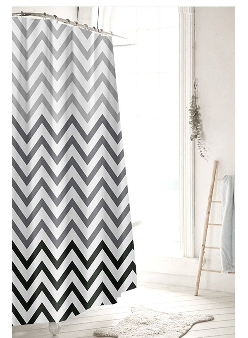 Waterproof Mildewproof PEVA Shower Curtains 180 x 180centimeter - Image 2