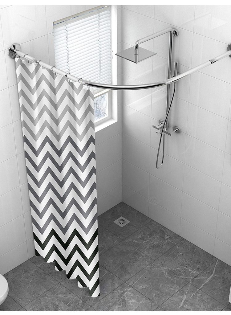 Waterproof Mildewproof PEVA Shower Curtains 180 x 180centimeter - Image 3