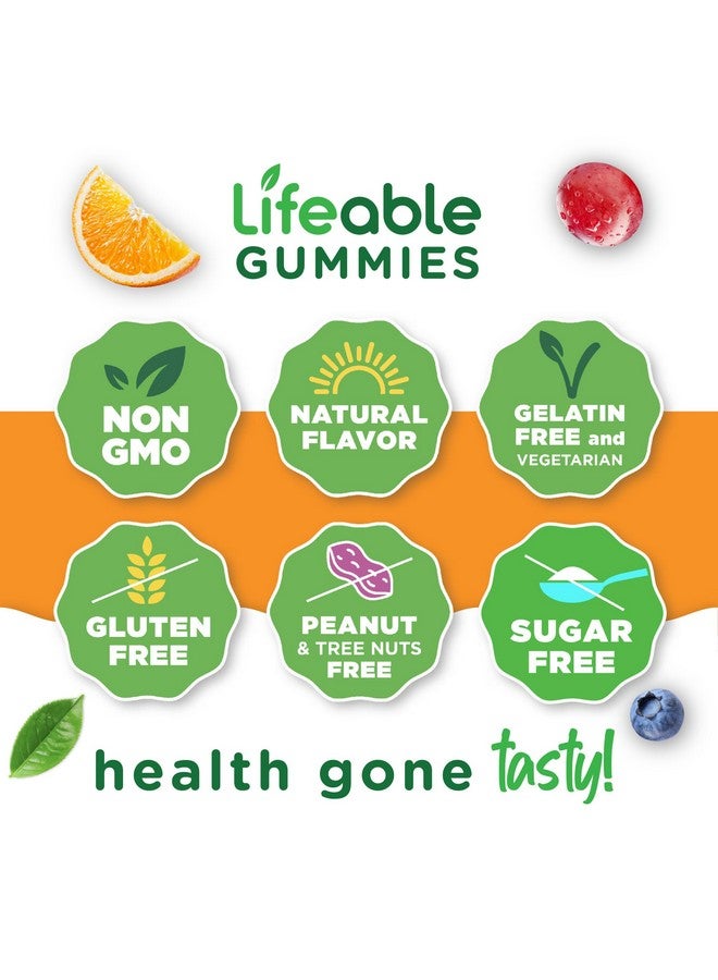 Lifeable Sugar Free Vitamin B12 Gummies | 1000 mcg | Great Tasting B12 Vitamins Gummies | Energy, Mood, and Metabolism Support | B 12 Vitamin Gummies for Men, Women, Adults | 90 Gummies - Image 4