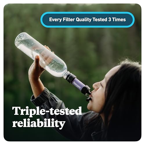 Sawyer Products SP120 Mini Water Filtration System, Filter and Cleaning Plunger only, Single, Red - Image 3