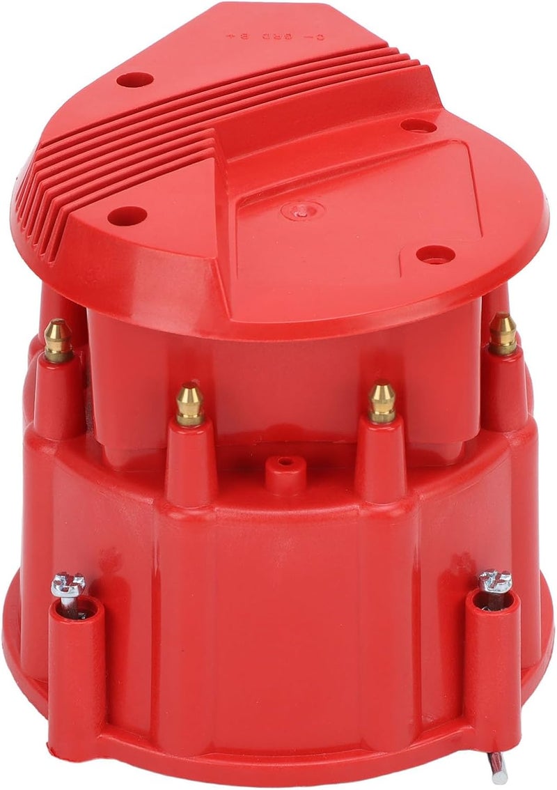 Large Distributor Cap Rotor Kit, Replacement Distributor Cap and Rotor Assembly for K549 SBC 283 305 307 327 350 400 454 396 427 HEI Ignition Systems (Red) - Image 5