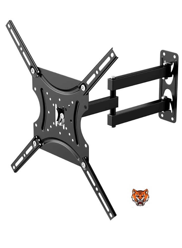 TIGER "Swivelling & Tilting TV Wall Mount for 14''-55'' Flat & Curved TVs/Monitors – Includes Safety Screws"  - Image 1