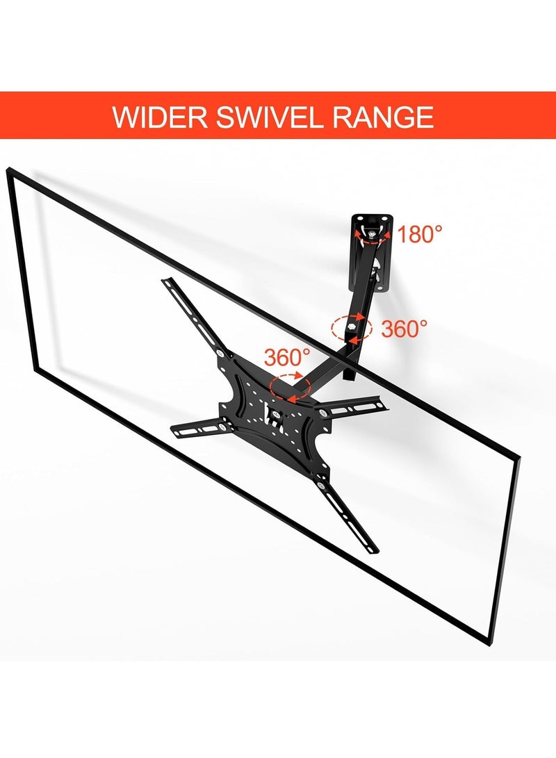 TIGER "Swivelling & Tilting TV Wall Mount for 14''-55'' Flat & Curved TVs/Monitors – Includes Safety Screws"  - Image 3