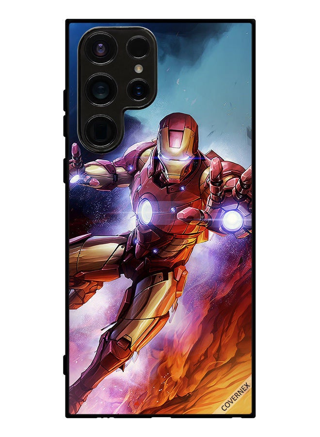 Covernex Protective Case Cover For Samsung Galaxy S23 Ultra Iron Man Art - Image 1