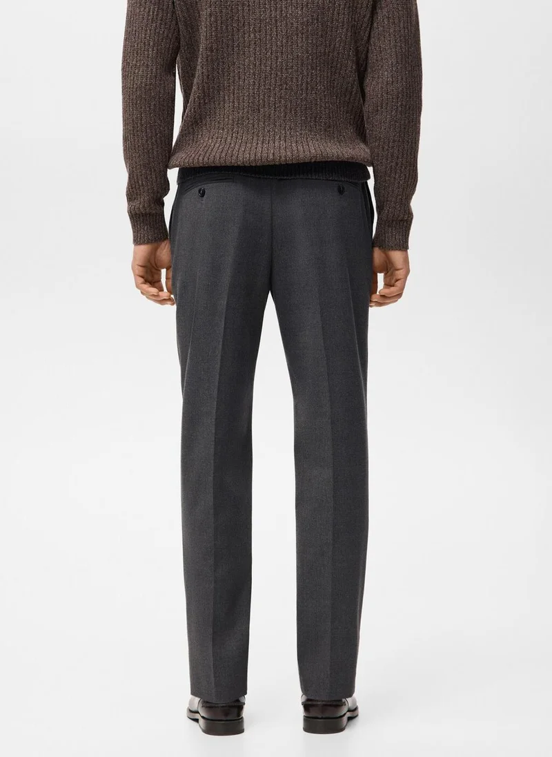 Mango Man Fluid regular-fit trousers