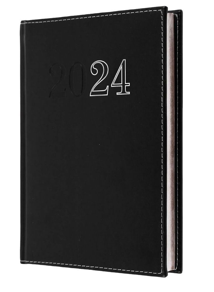 Collins Collins Chelsea 2024 Diary A5 Day To Page Business Planner - Business Planner and Organiser - January to December 2024 Diary - Daily - Black - ND54.99-24  - Image 1