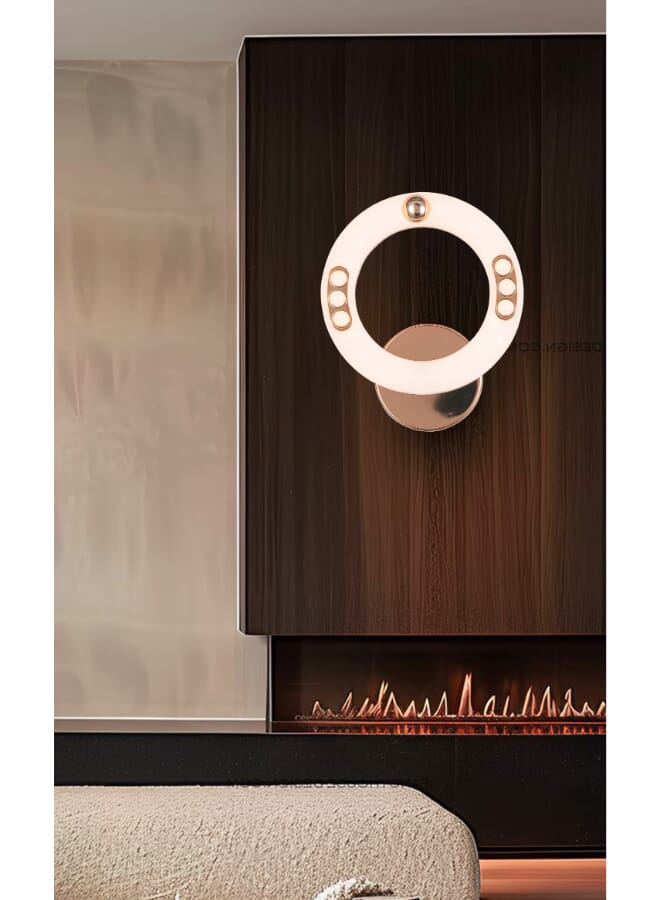 Best Power Modern LED Wall Lamp 9901-W – 12W | 3 Lighting Modes | Elegant Ring Design | Energy-Efficient Wall Light for Living Room & Bedroom - Image 2