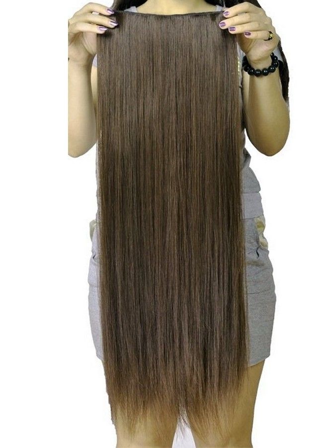 Ritzkart Hair Extension 25 Inc Golden Black Mix Highlighter Straight Extension 3H27 Golden Black - Image 3