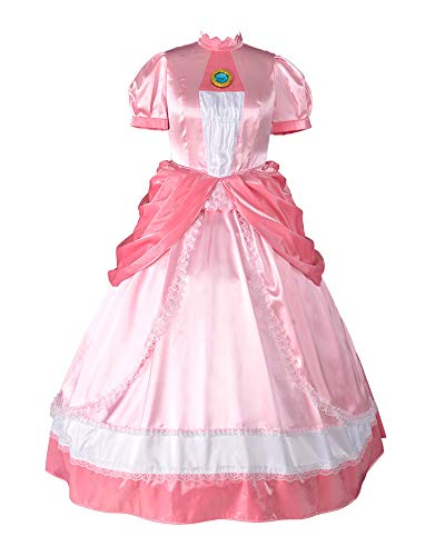 miccostumes Women's Costume Princess Cosplay Dress Deluxe Full Set with Crown Petticoat Earrings and Gloves (Small) - Image 4