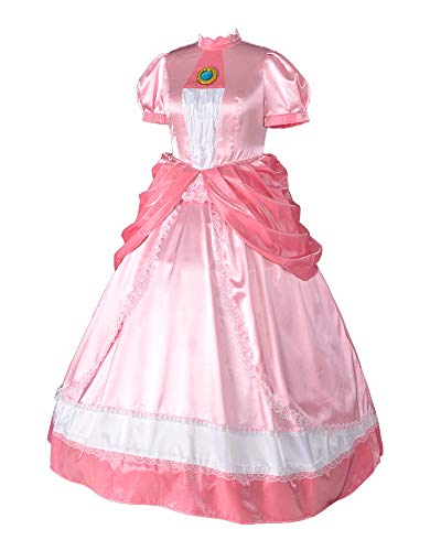 miccostumes Women's Costume Princess Cosplay Dress Deluxe Full Set with Crown Petticoat Earrings and Gloves (Small) - Image 2