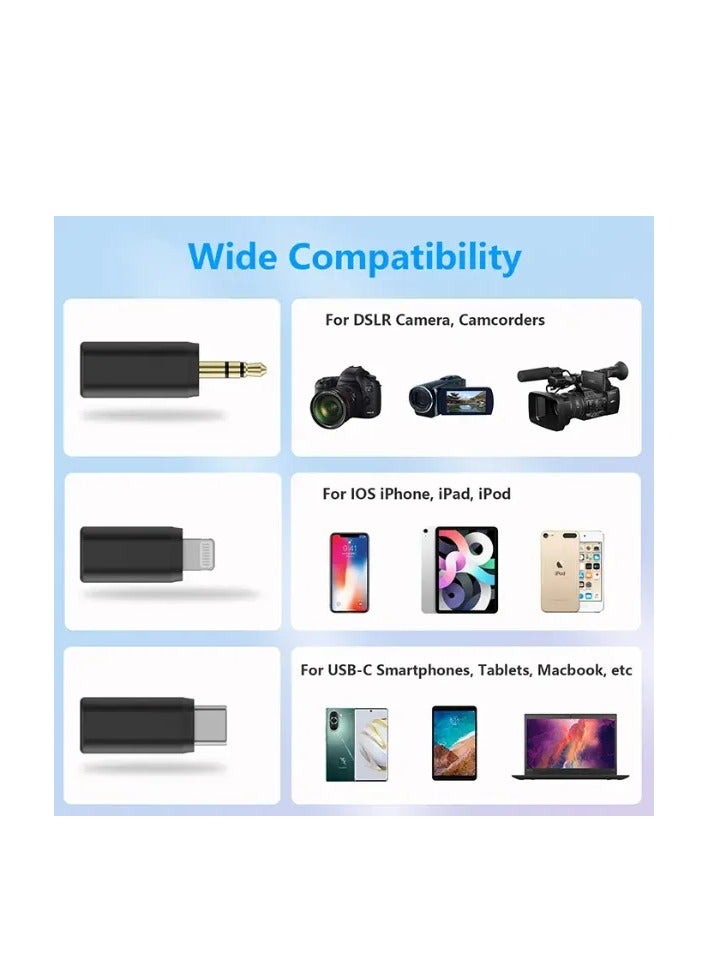 BOYALINK Wireless Microphone System All-in-one 2.4GHz