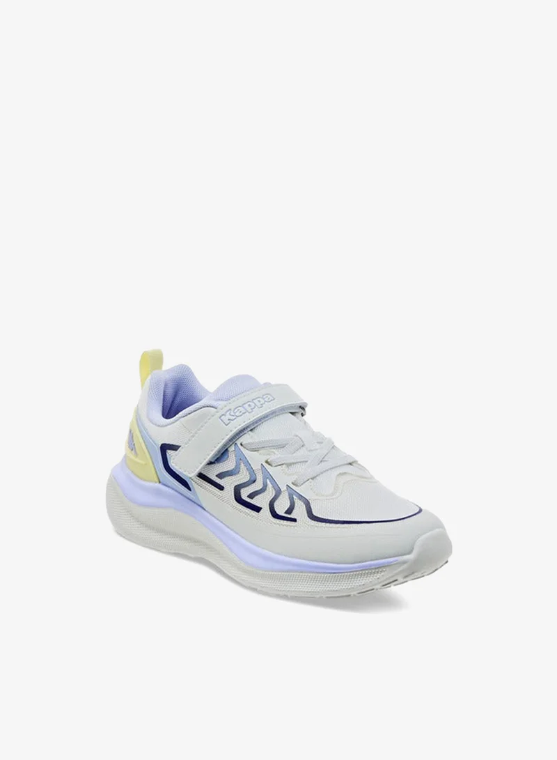 Kappa Boys Printed Sports Shoes with Hook and Loop Closure