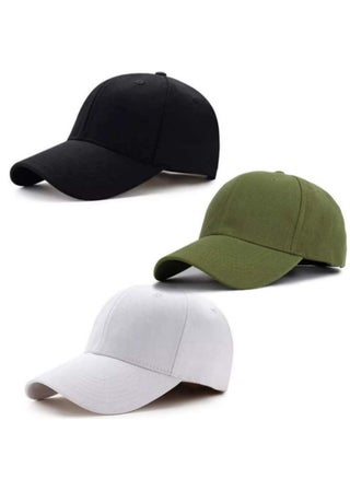 Black, white and olive green