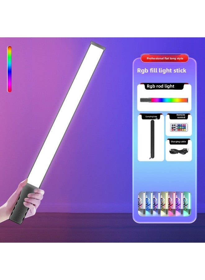 Loquat Rgb Photography Fill Light Handheld Led Fill Light Rod Outside Shot Light Indoor And Outdoor Night Scene Color Video Portable-Specifications:【professional⭐16500lm】 Rgb Fill Light Stick + Remote Control + Free Carrying Bag - Image 1