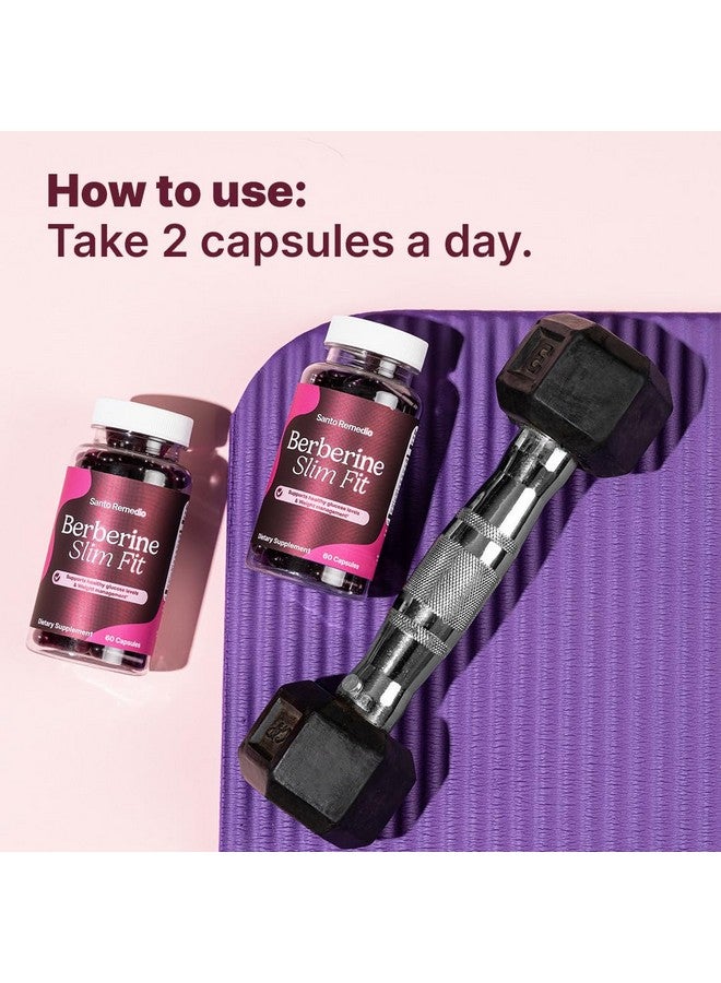 Santo Remedio Berberine, Dietary Supplement, Vegetarian, No Added Sugar, 60 Capsules, 30 Servings. - Image 2