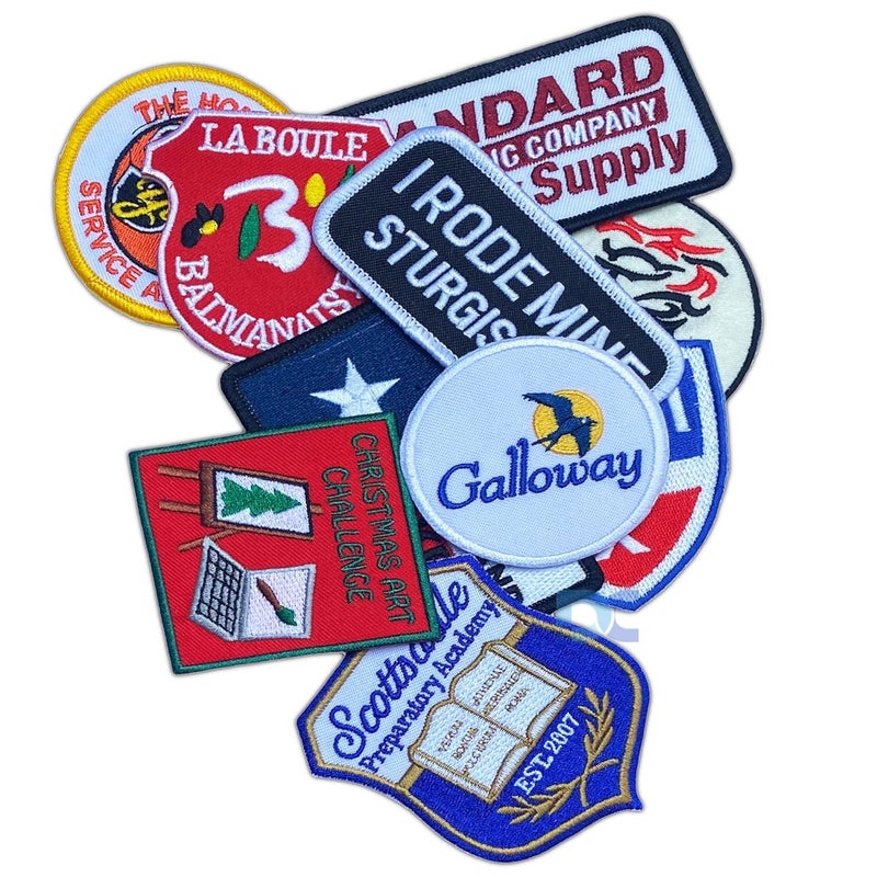 Daily Crafts Daily Crafts Styles Pack of 5 Sports Badges Embroidered Patches Bright Vivid Colors Sew OnIron On Patch Applique for Clothes Dress Hat Jeans DIY Accessories Design 11 - Image 3