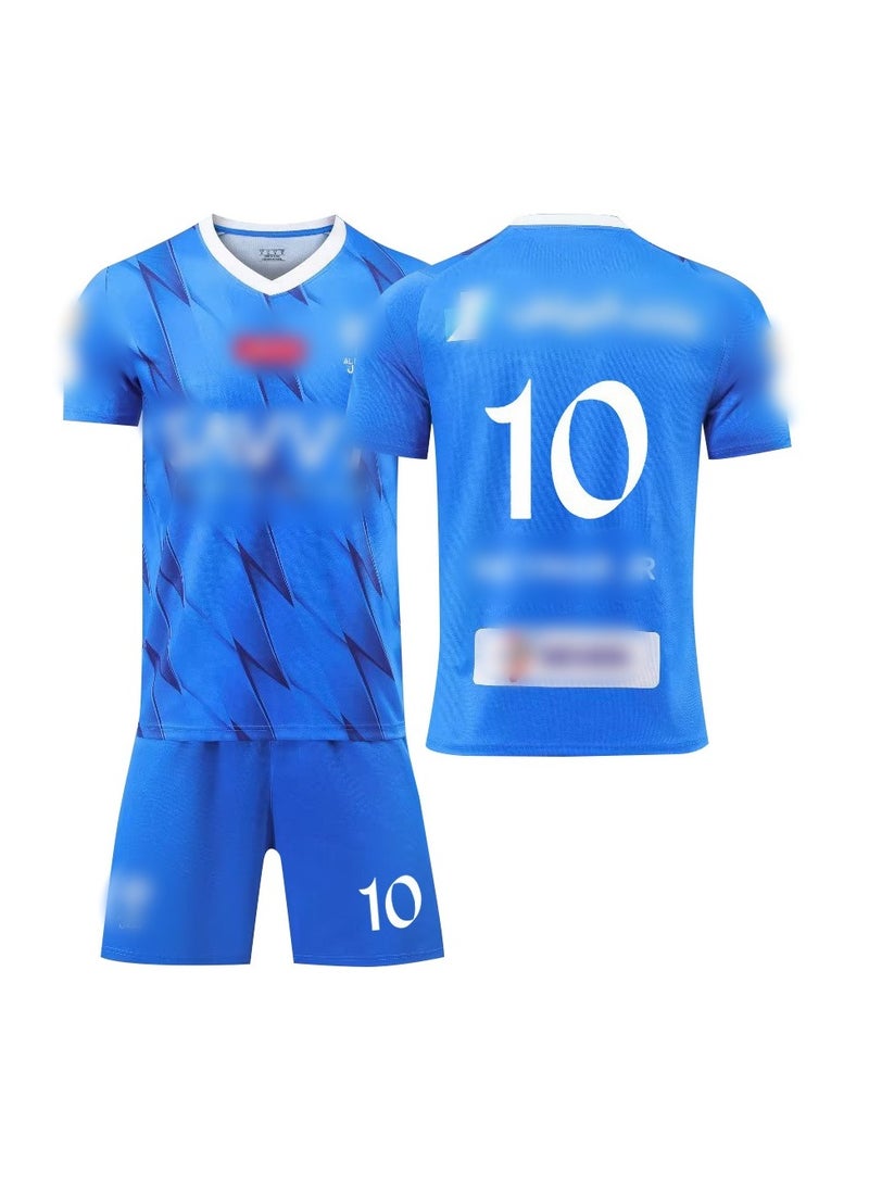 2-piece Set of Football Club No.10 Star New Football Jersey - Image 1