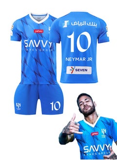 2-piece set of Riyadh New Moon Football Club 10, 23-24 New Moon Home 10, Star New Football Jersey