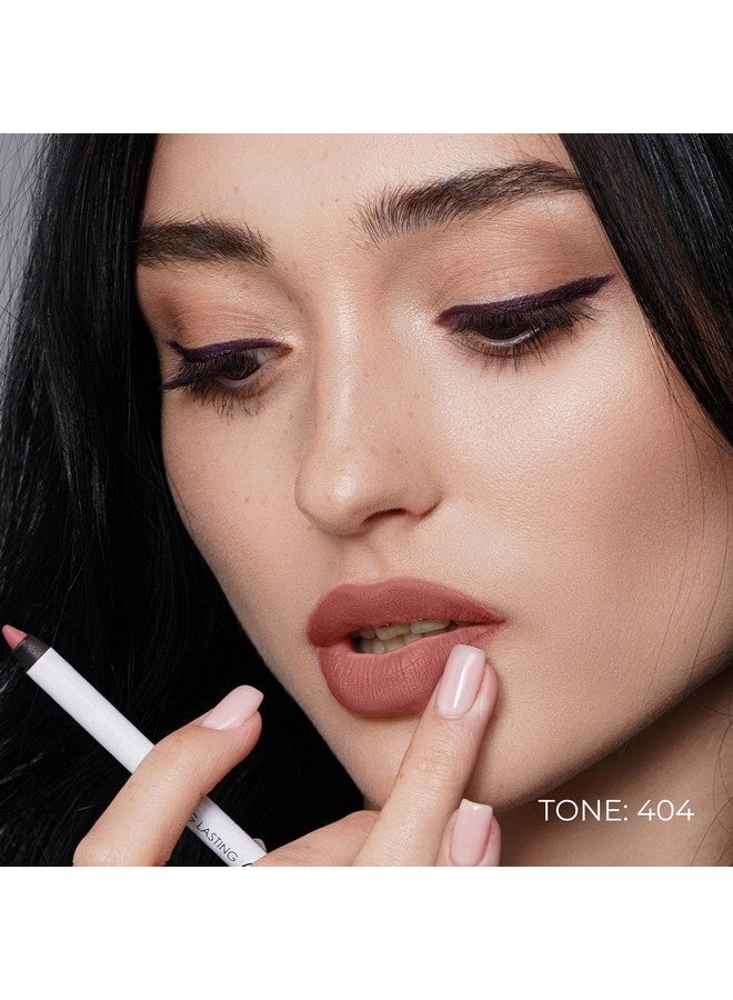 LAMEL Long Lasting Gel Lip Liner 404 Berry Easyglide Gel Texture Super Longlasting Sharpenable Precise Tip Intense Pigment 1.7Gm - Image 2