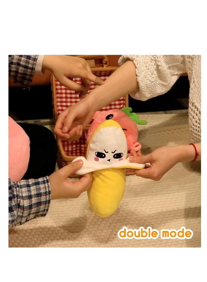 Banana Sound Plush Toy, Induction Beat Piano Plush Toy, Fruit Interactive Musical Sensing Rhythm Instrument Toy, Multiplayer Electronic Piano Stuffed Animal Adorable Animate Gift, Yellow - Image 5