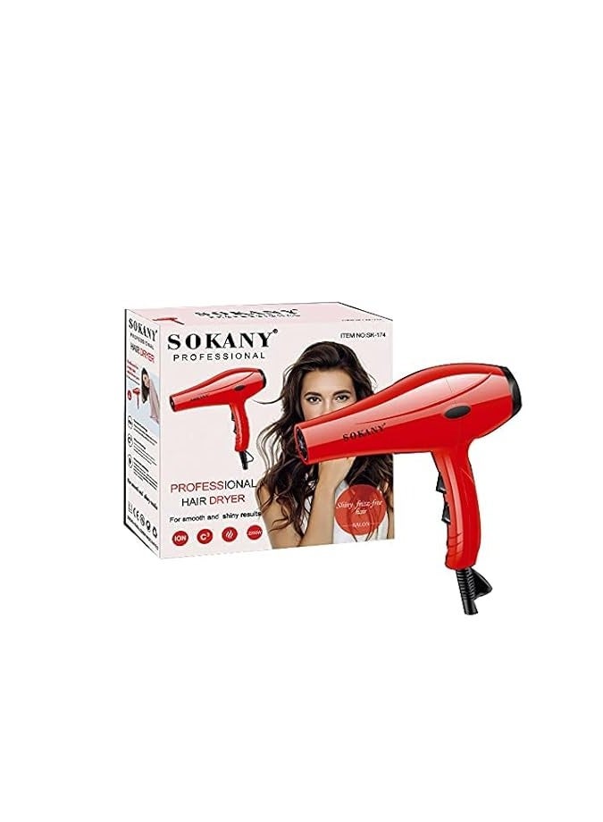 سوكاني مجفف شعر احترافي بقوة 2200 وات Sk-174 من سوكاني - Image 2
