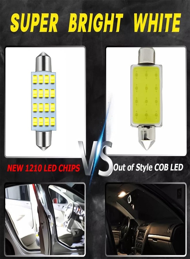 HIPOPY 42 Pcs Car LED Lights Kit, Auto Interior Bulbs Set, 6000K 12V T10 For Accessory, Brake, License Plate, Map, Parking Lights - Image 3