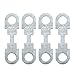 uxcell uxcell 4pcs 40A Flat Fuse Strip Metal Silver Tone for Car Automotive DC 12V Universal  - Image 2