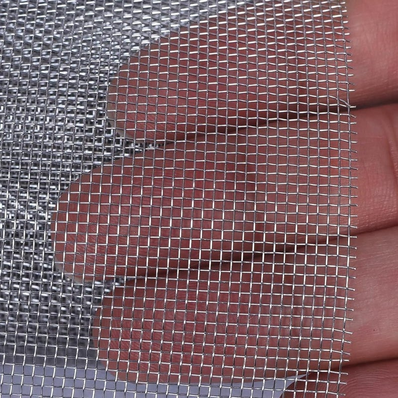 CUNQN Filter Screen Sheets Stainless Steel Air Vent Mesh Cover Wire Mesh Roll 30x120cm Woven Wire 30 Mesh Fine Wire Mesh Sheet for Vents Cover Air Brick Home Kitchen Garden - Image 5