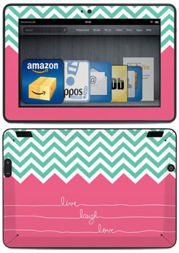 DecalGirl Kindle Fire HDX 7" Decal/Skin Kit, Live Laugh Love - Image 4